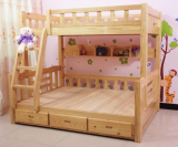 	solid wood bunk bed 